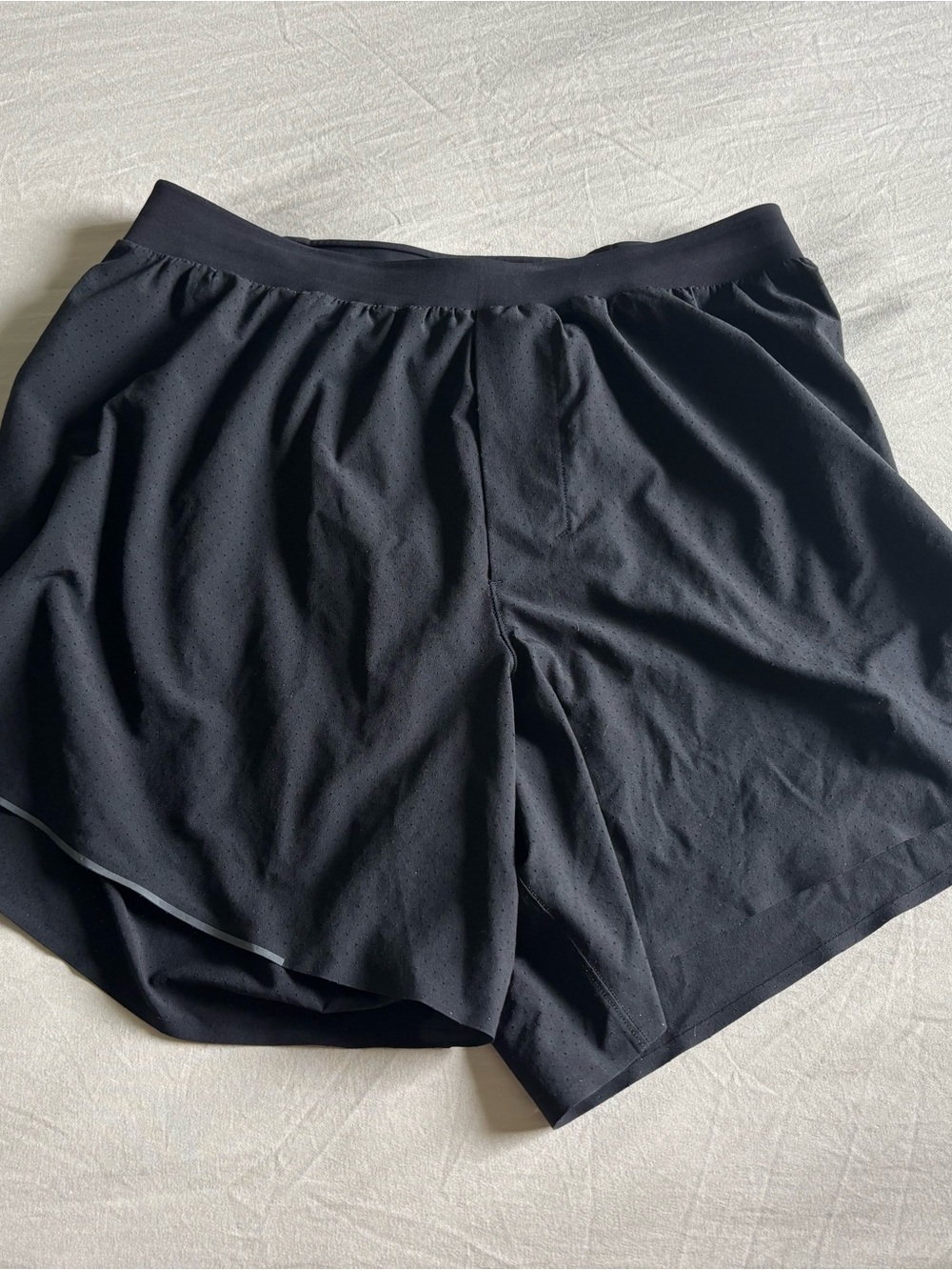 lululemon athletica Black Men's Athletic Running Shorts